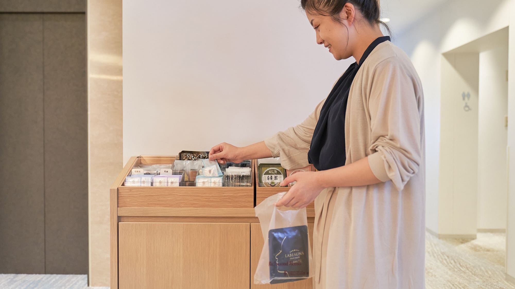 【アメニティバー】フロント階にご用意しております