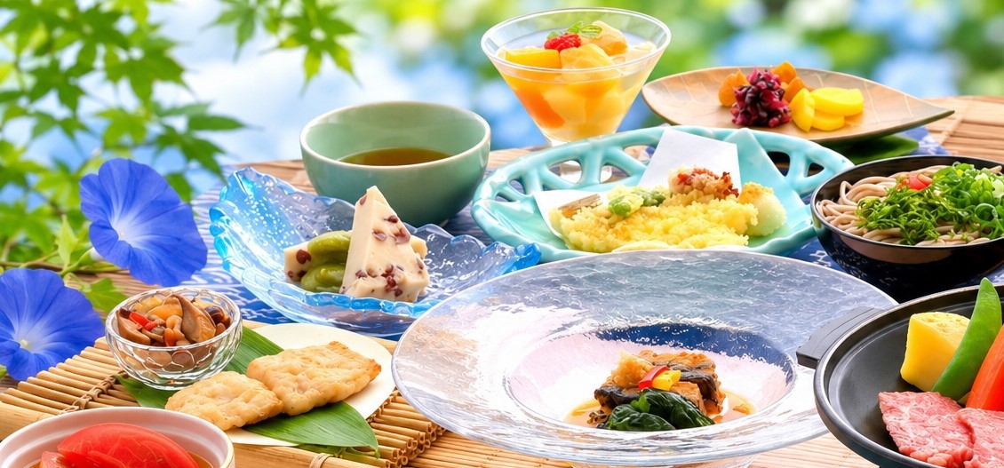 しまね和牛＆本格奥出雲の手打ちそば付き「松会席」コース◆豊かな四季から生まれる美味しい感動を◆