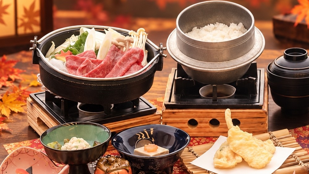 【楽天スーパーSALE】しまね和牛＆本格奥出雲の手打ちそば付き「松会席」コースプラン