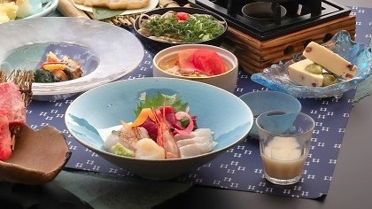 しまね和牛＆本格奥出雲の手打ちそば付き「松会席」コース◆豊かな四季から生まれる美味しい感動を◆