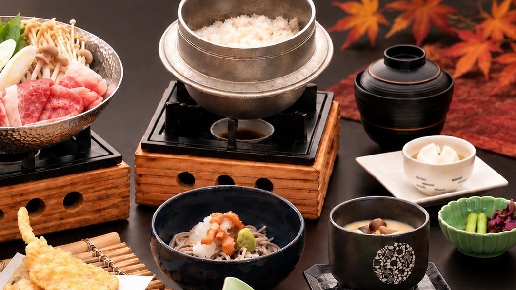【楽天スーパーSALE】【当館１番人気】玉峰山荘の季節の献立「竹会席」奥出雲の食を心をこめて・・