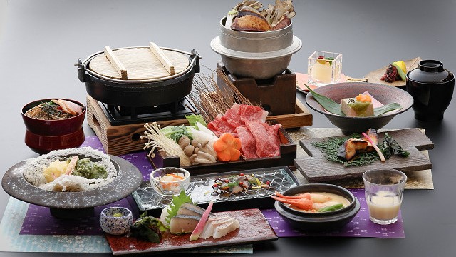 冬の竹会席