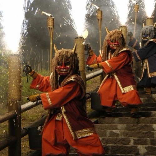 【鬼花火】迫力満点の鬼花火。一見の価値ありですよ！