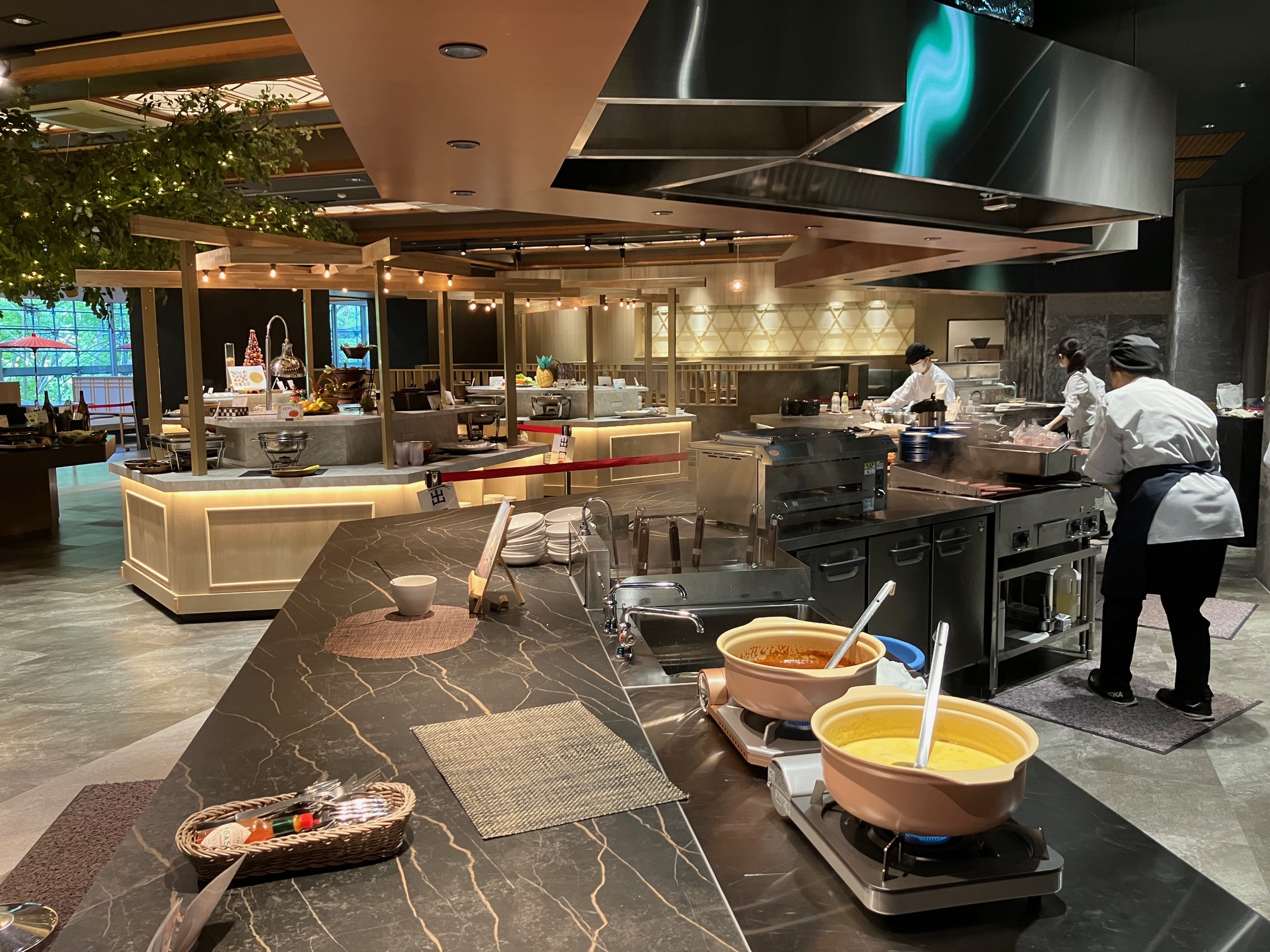 新ビュッフェ会場【万華鏡】