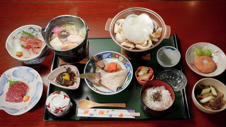 ＜冬のあおたびキャンペーン＞十和田バラ焼きと馬刺し懐石プレミアムプラン【2食付き】