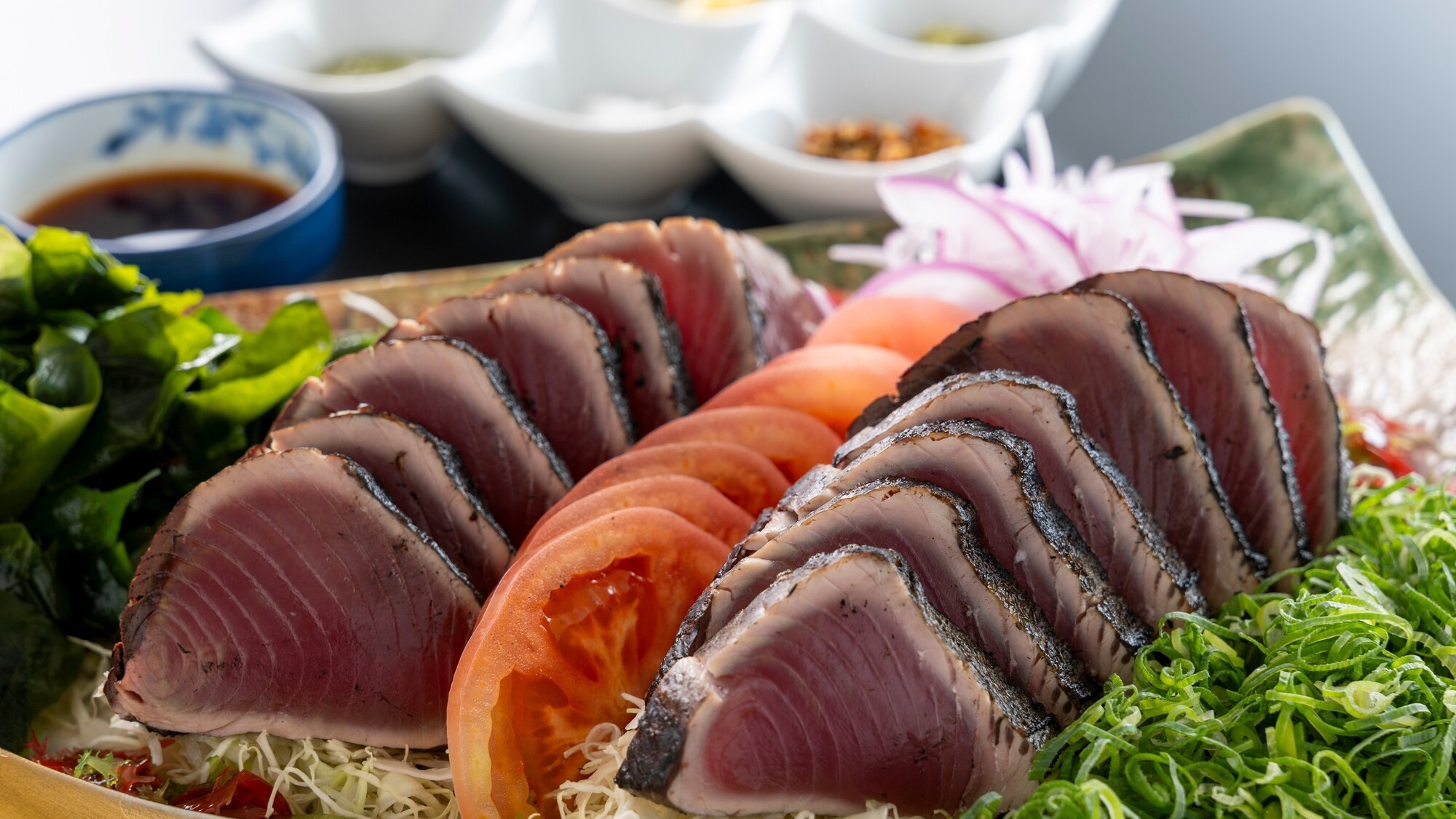 【旬彩物語／春風コース】初鰹の藁焼きタタキ7種味比べ！乙女鯛天日塩蒸しに和牛ローストなど土佐を堪能