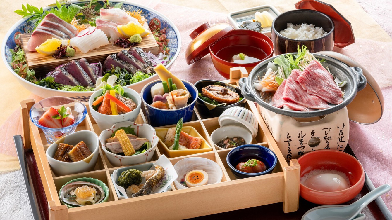 【お部屋食】夕食はお部屋で満喫！土佐のさじき膳プラン