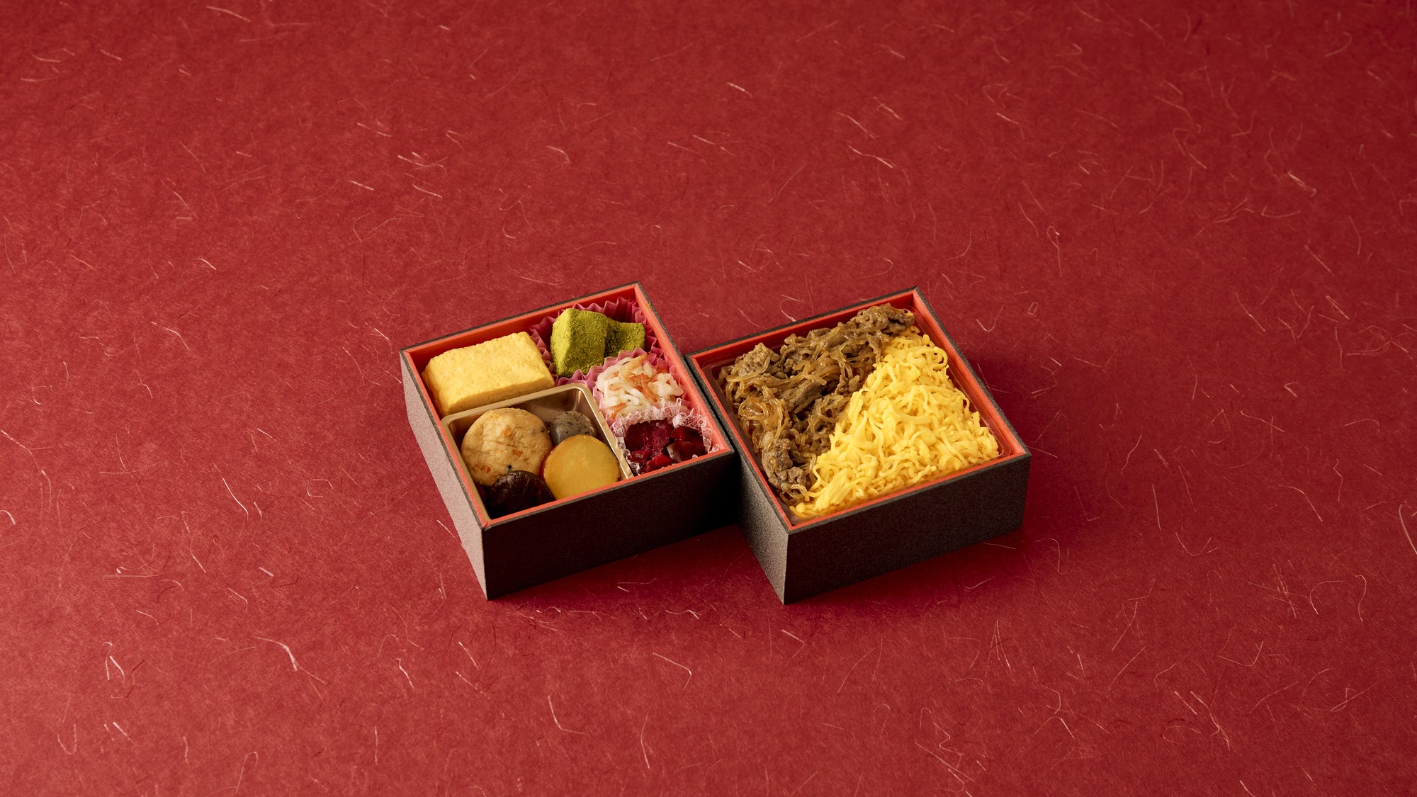 【えらべる京のあさごはん】京都丹波産の牛肉とおばんざいを掛け合わせた牛しぐれ２段