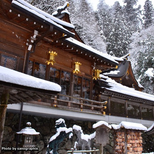 冬の貴船神社 Photo by sanographix