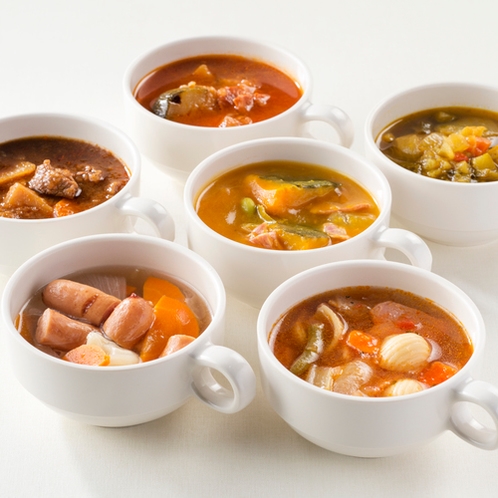 日替わり7種のスープ(イメージ）