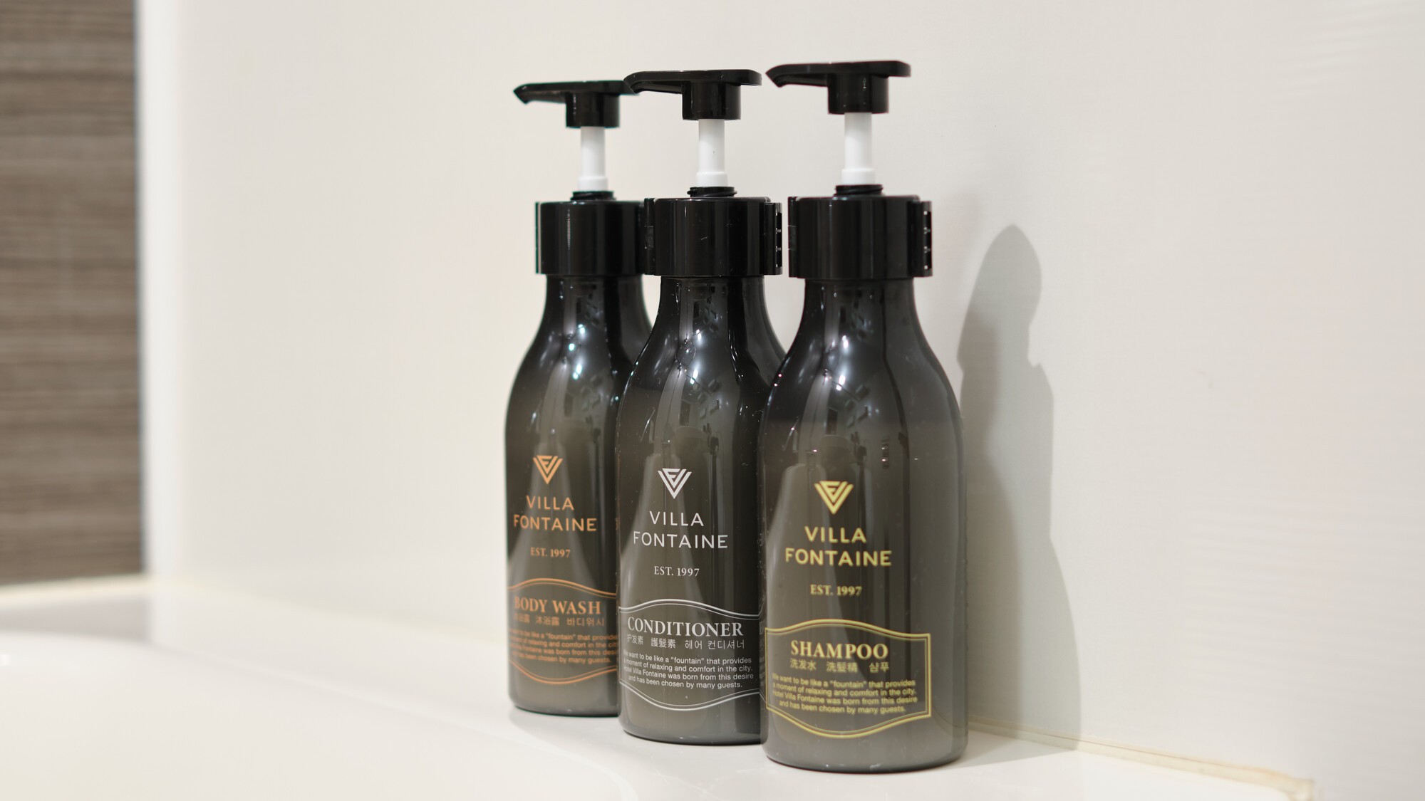 【客室備品】シャンプー・コンディショナー・ボディソープ
