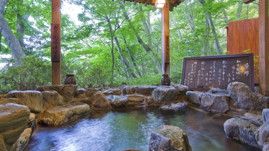 かみつけの湯露天風呂