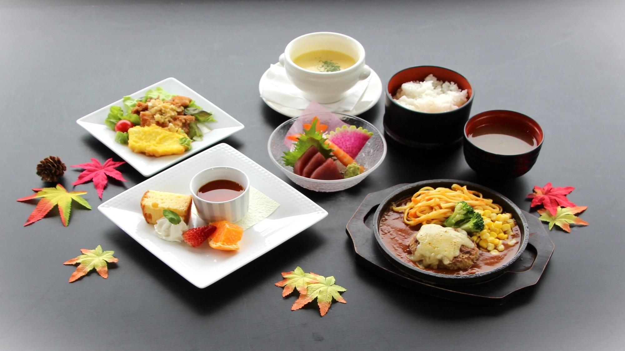 【1泊2食付】3種より選べる1品！ 全8品　 温泉・プール・ジム・駐車場無料（9月〜11月）