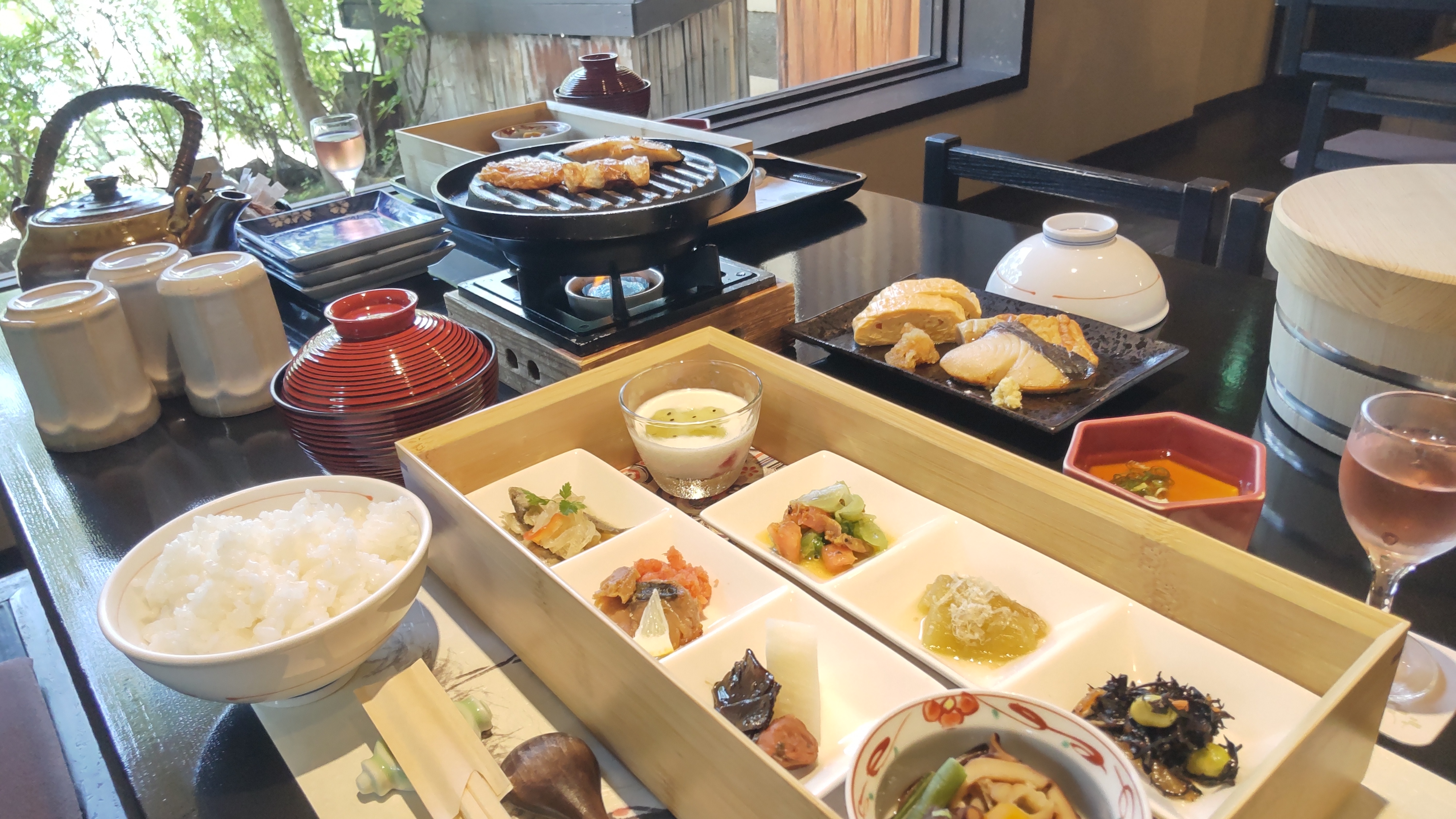 丹後の恵みの朝ごはん（一例）