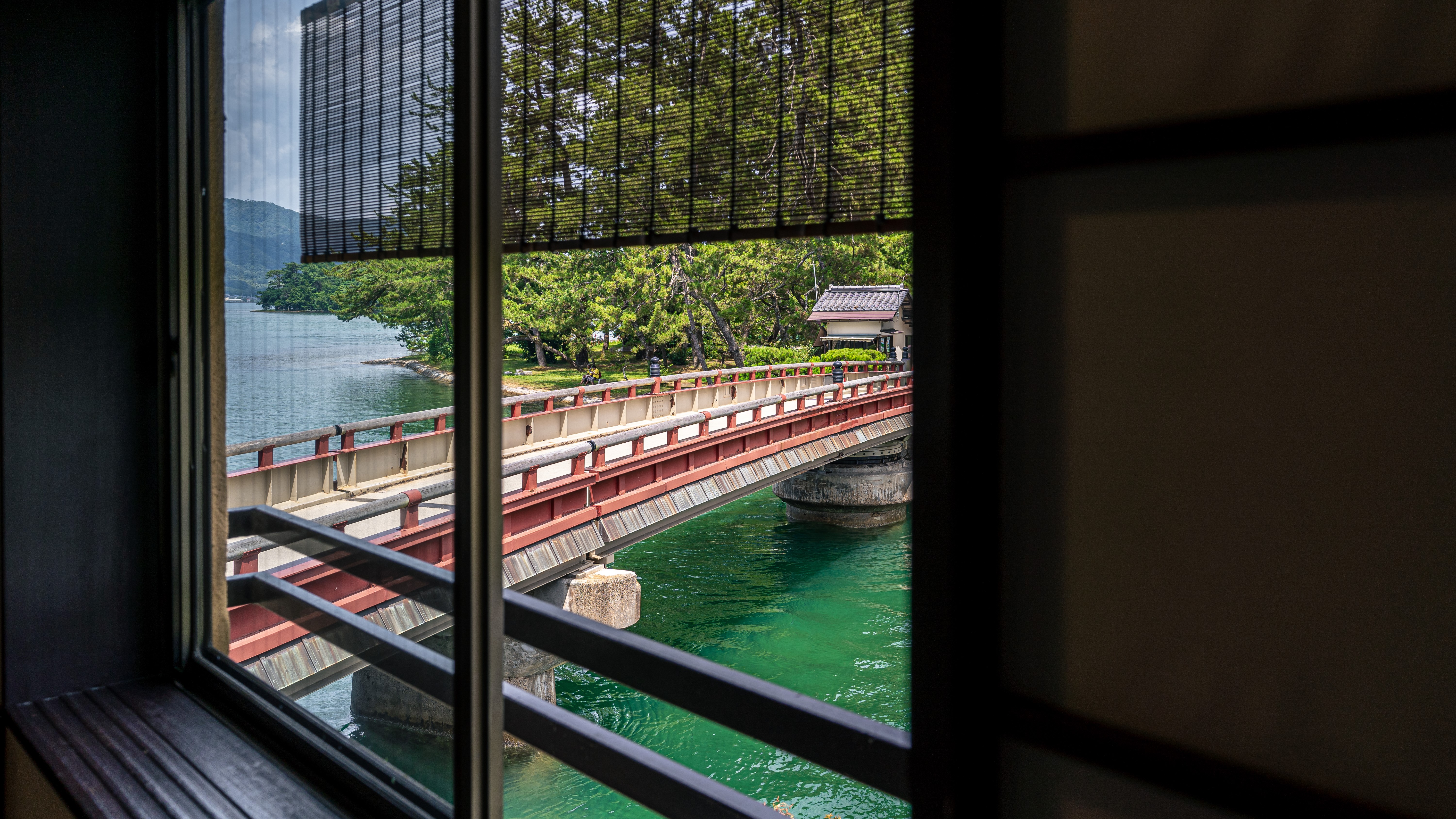 【お部屋からの眺望】天橋立 廻旋橋