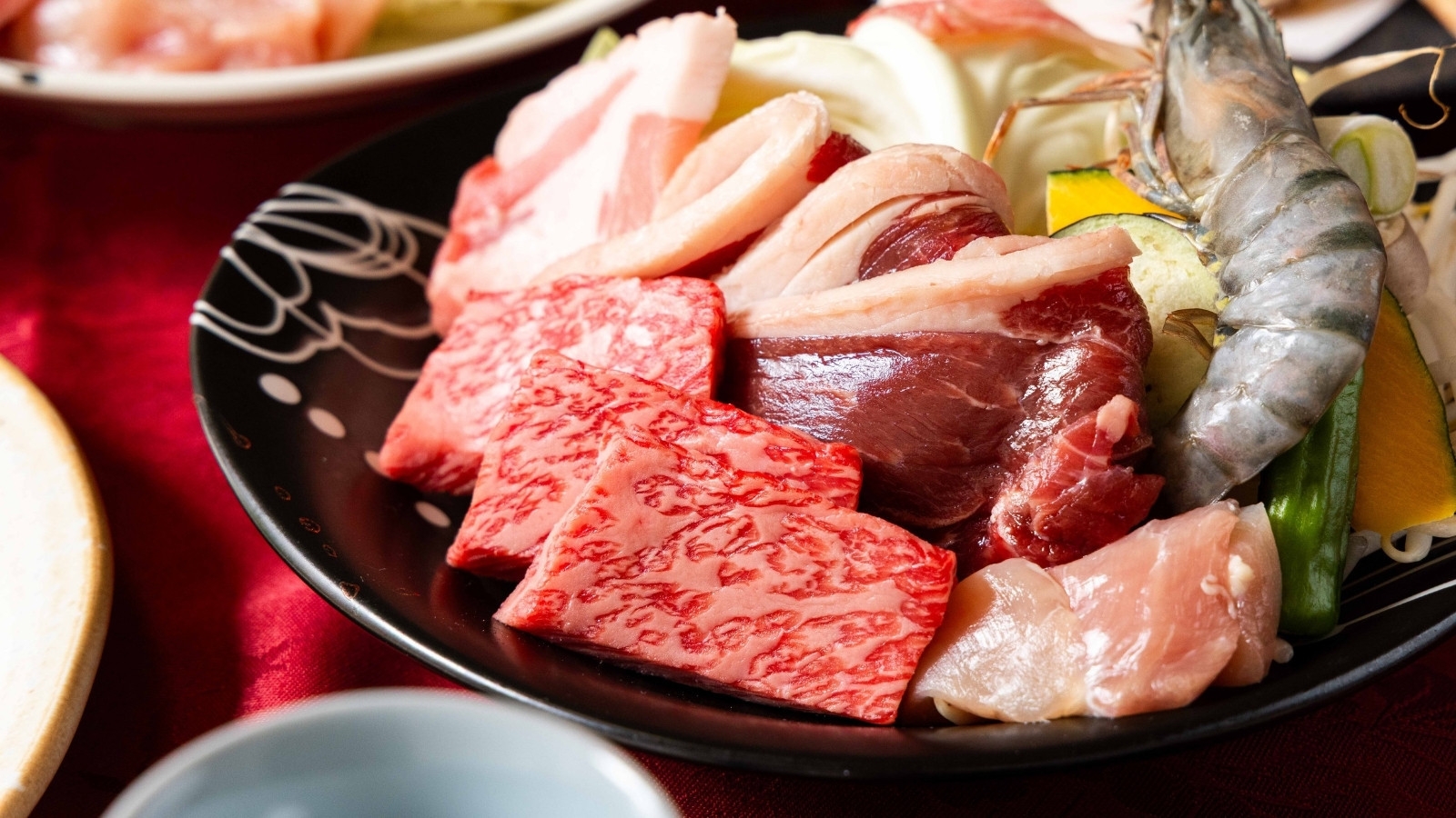 【山・海の幸を堪能/食事処】米沢牛・山形牛・海の幸を堪能♪山海料理　十代辻屋鍋プラン＜貸切風呂無料＞