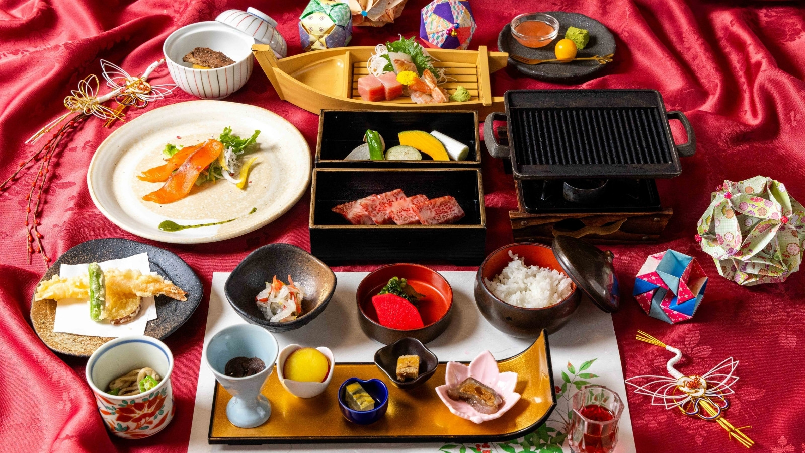 山形牛会席一例