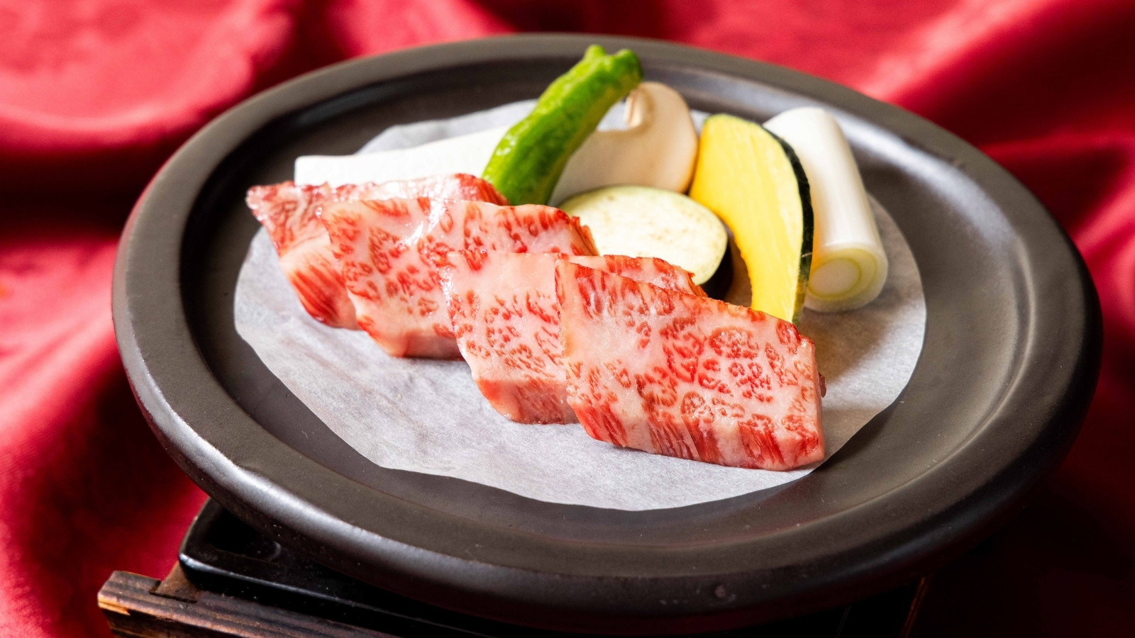 山形牛会席一例