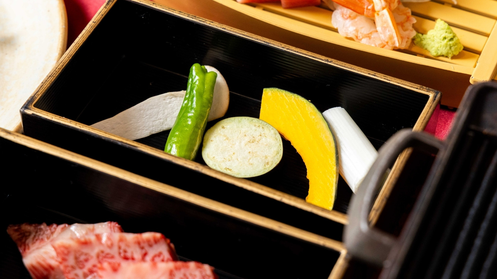 山形牛会席一例