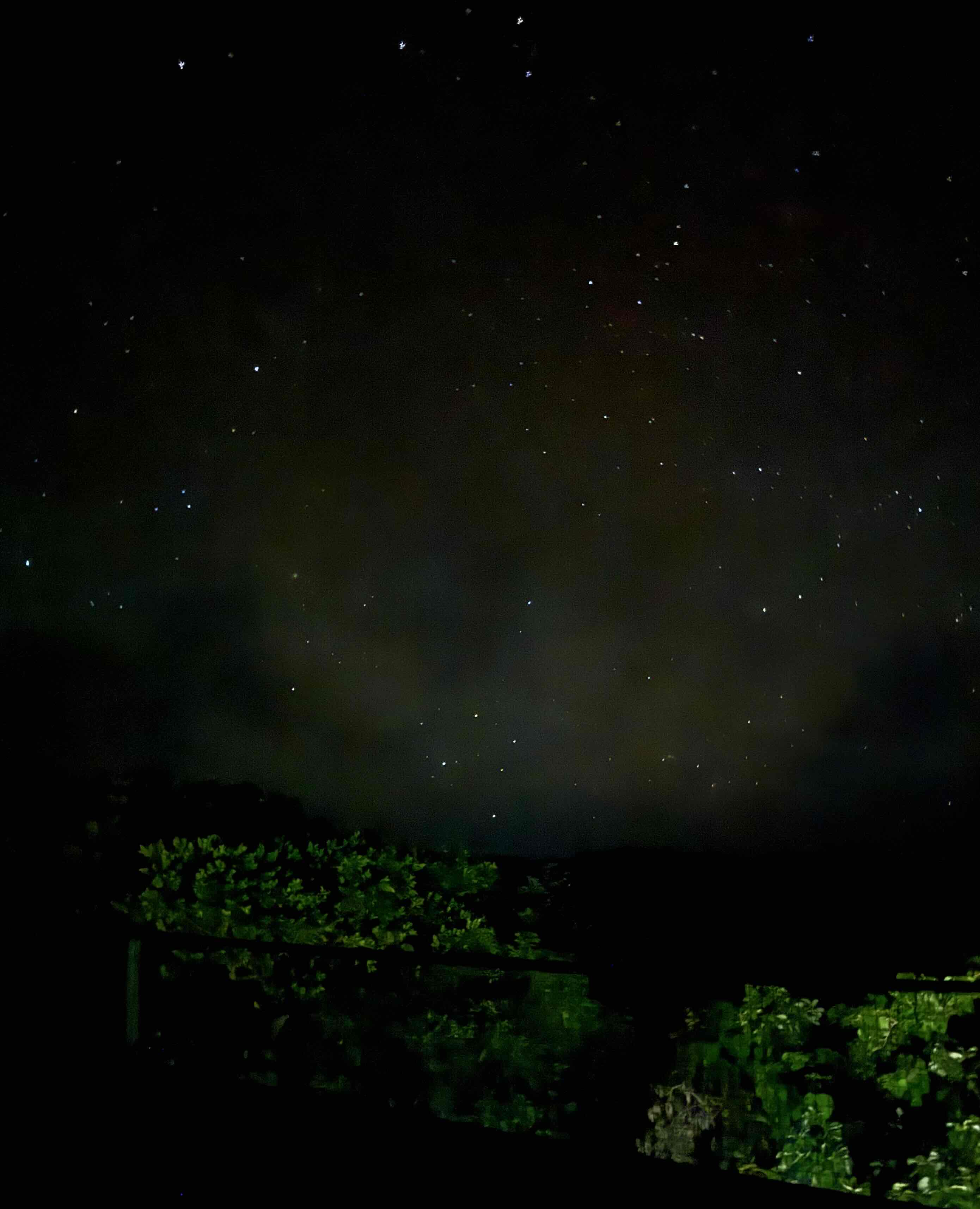 南十字星　宿の屋上より