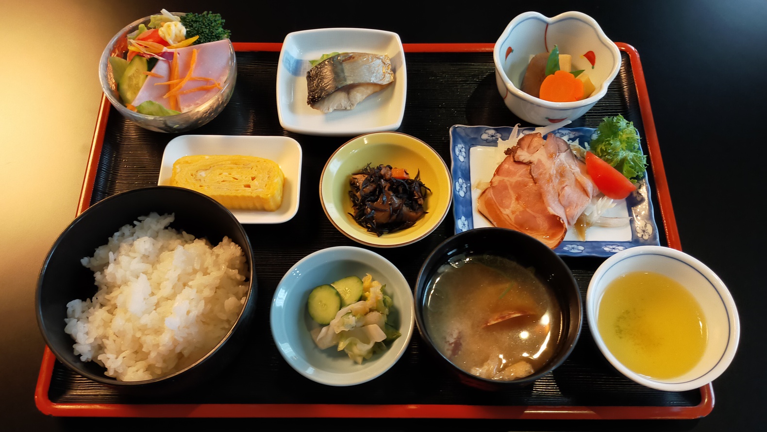 朝食　日替わり定食(ごはん)