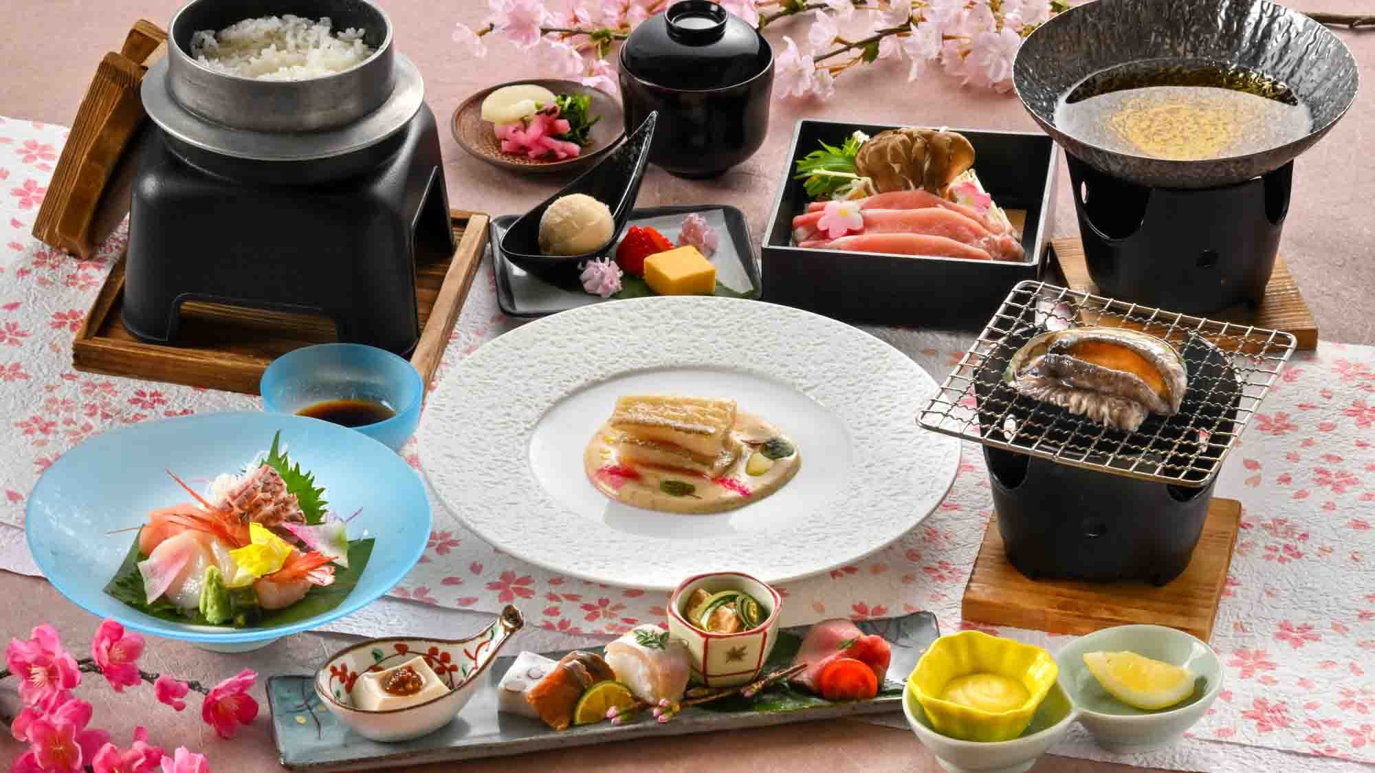 【夕朝食付き】季節ごとにお品書きが替わる♪福井の美味しいものが楽しめる基本会席プラン