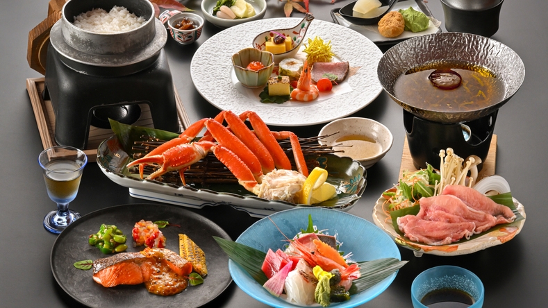 【夕朝食付き】季節ごとにお品書きが替わる♪福井の美味しいものが楽しめる基本会席プラン
