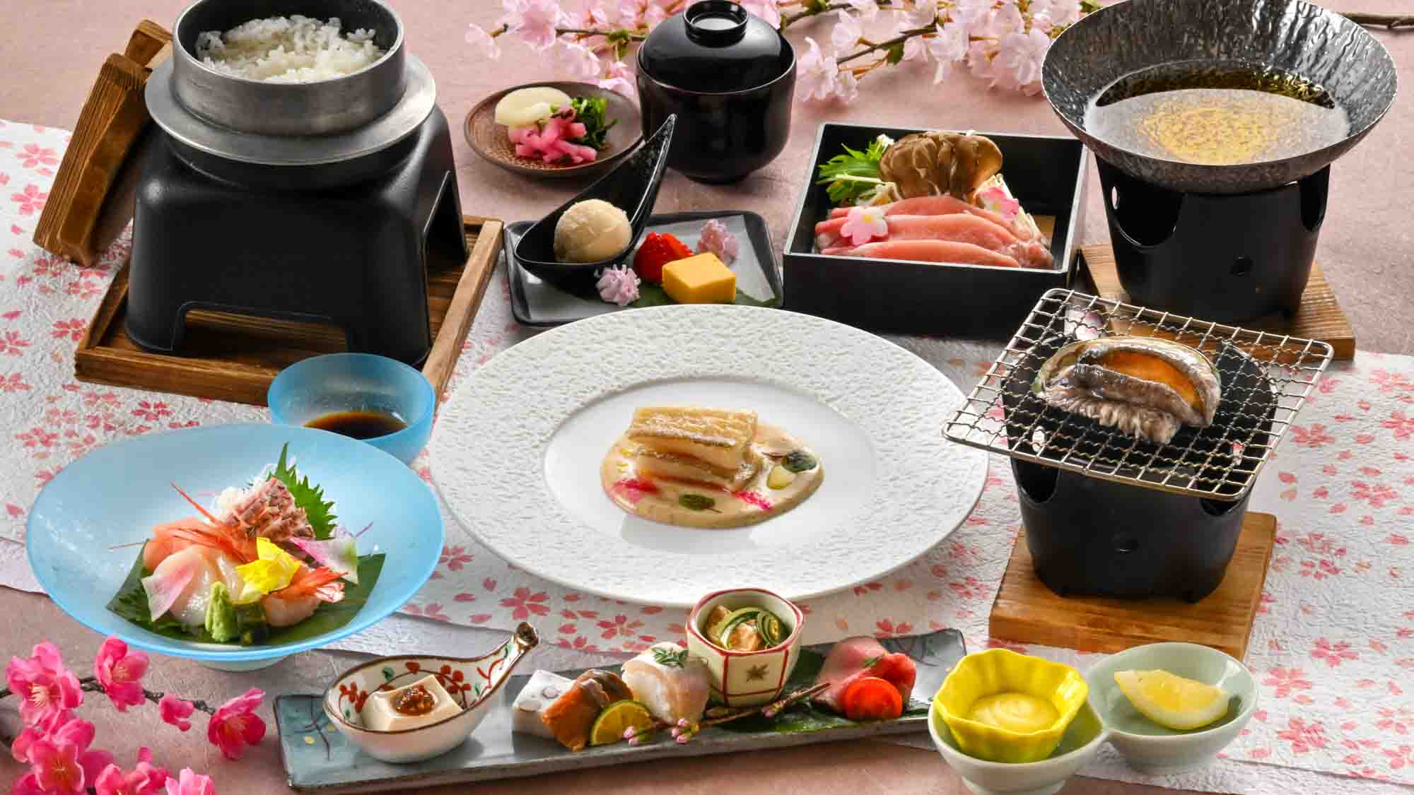 夕食　春の基本会席