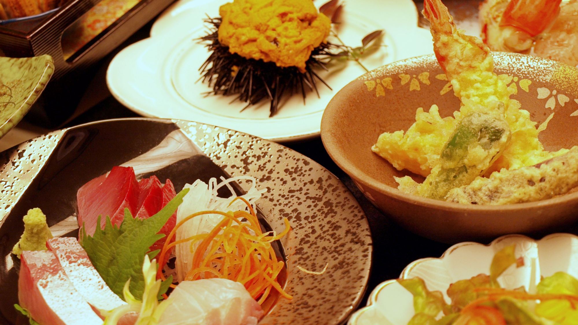 *【お料理】旬の魚介の美味しさを味わっていただくお料理の数々