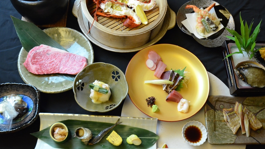 *【夕食一例】ここでしか味わえない地魚漁亭料理をお楽しみおただけます。