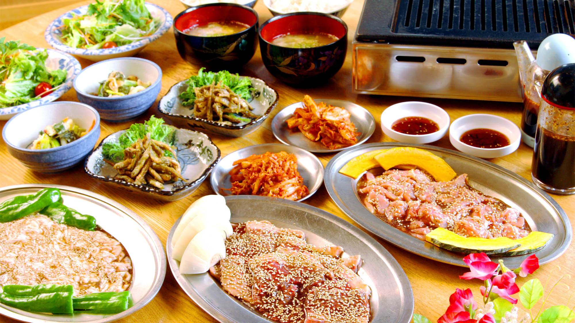 【焼肉スペシャル・夕食付】ボリューム満点！たっぷり食べてスタミナUP！