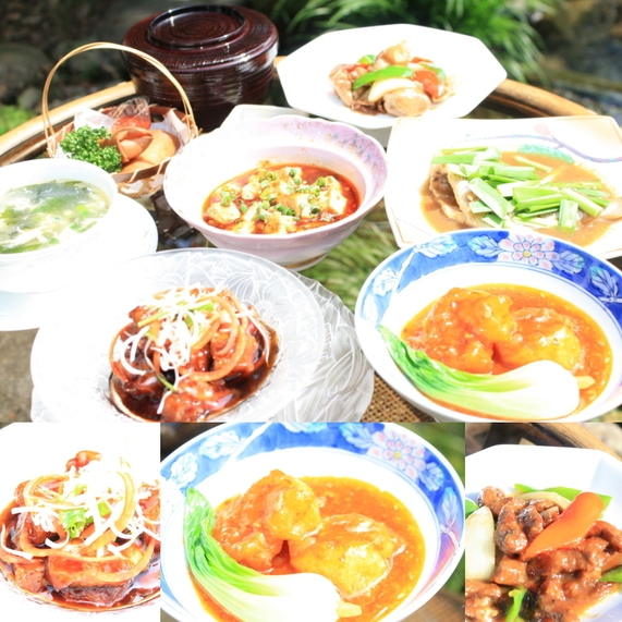 二食付きプラン　★本場四川の料理人による、ジビエ鹿肉中華コースを、お楽しみください
