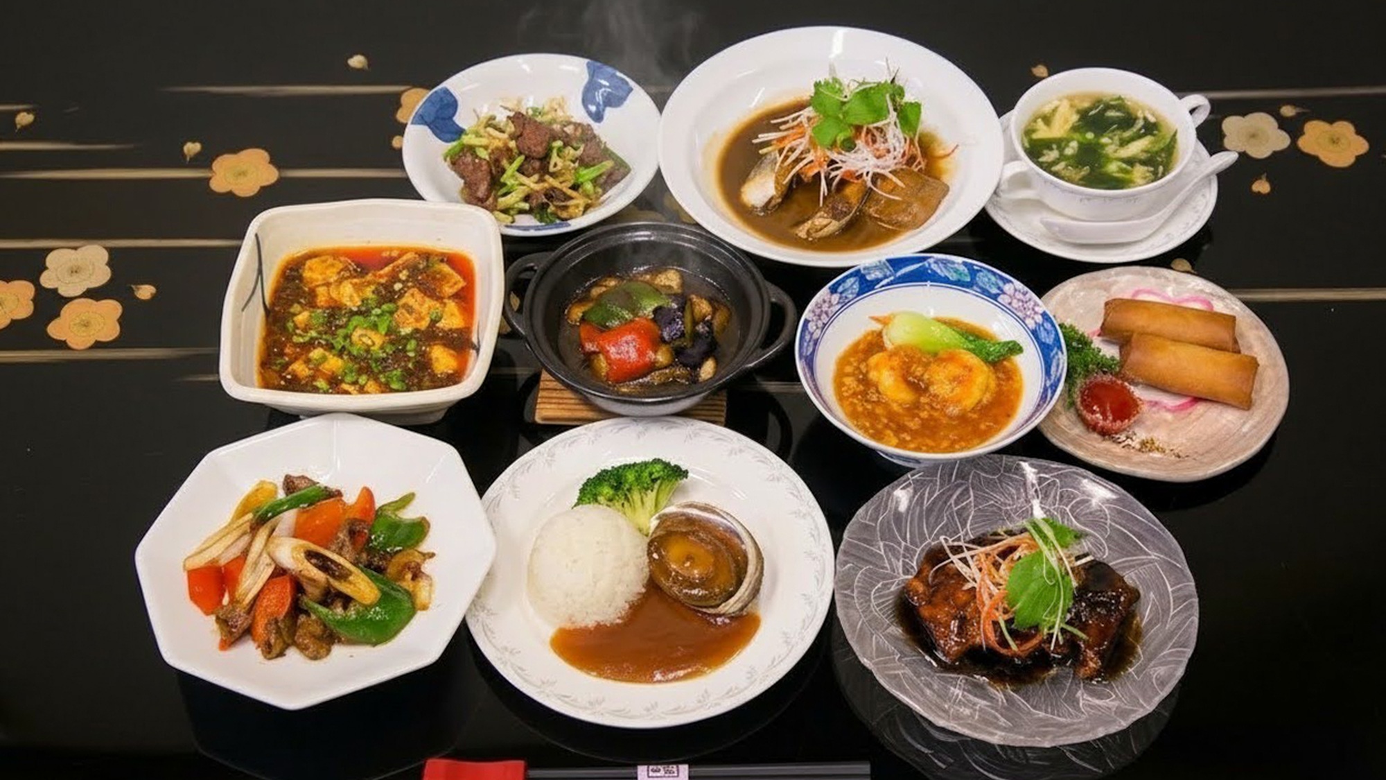 ・【一例】ジビエ鹿肉中華コース