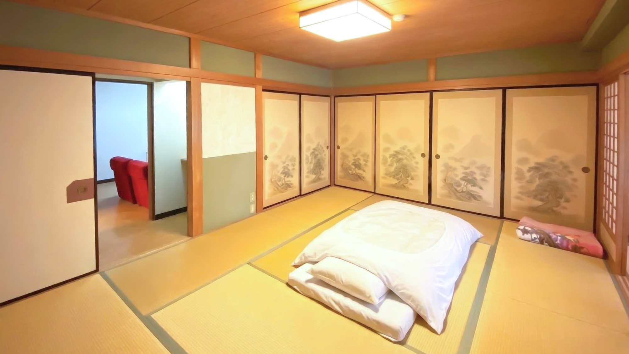 ・【本館：1F・R】和室10帖+リビング（喫煙）