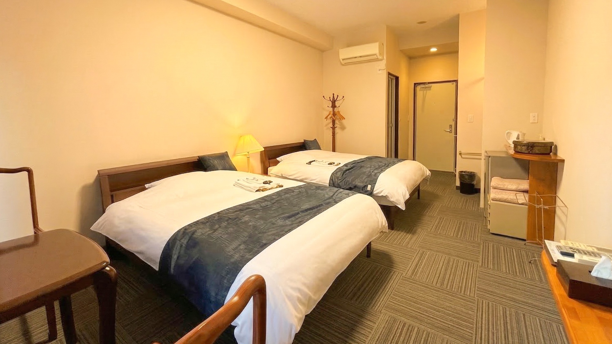 ・【新館：3F・H】ツインベッドルーム（禁煙）