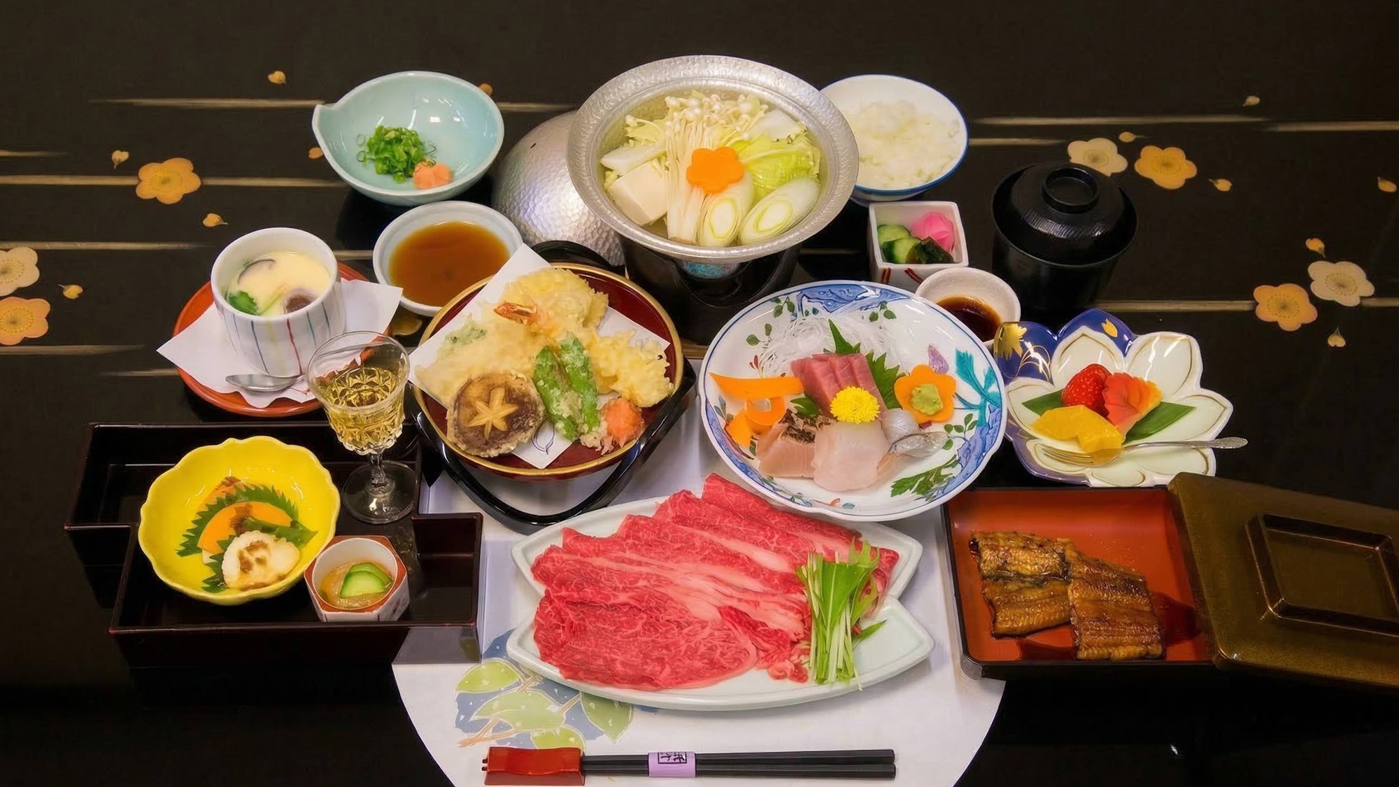 ・【一例】和牛懐石コース（しゃぶしゃぶ）