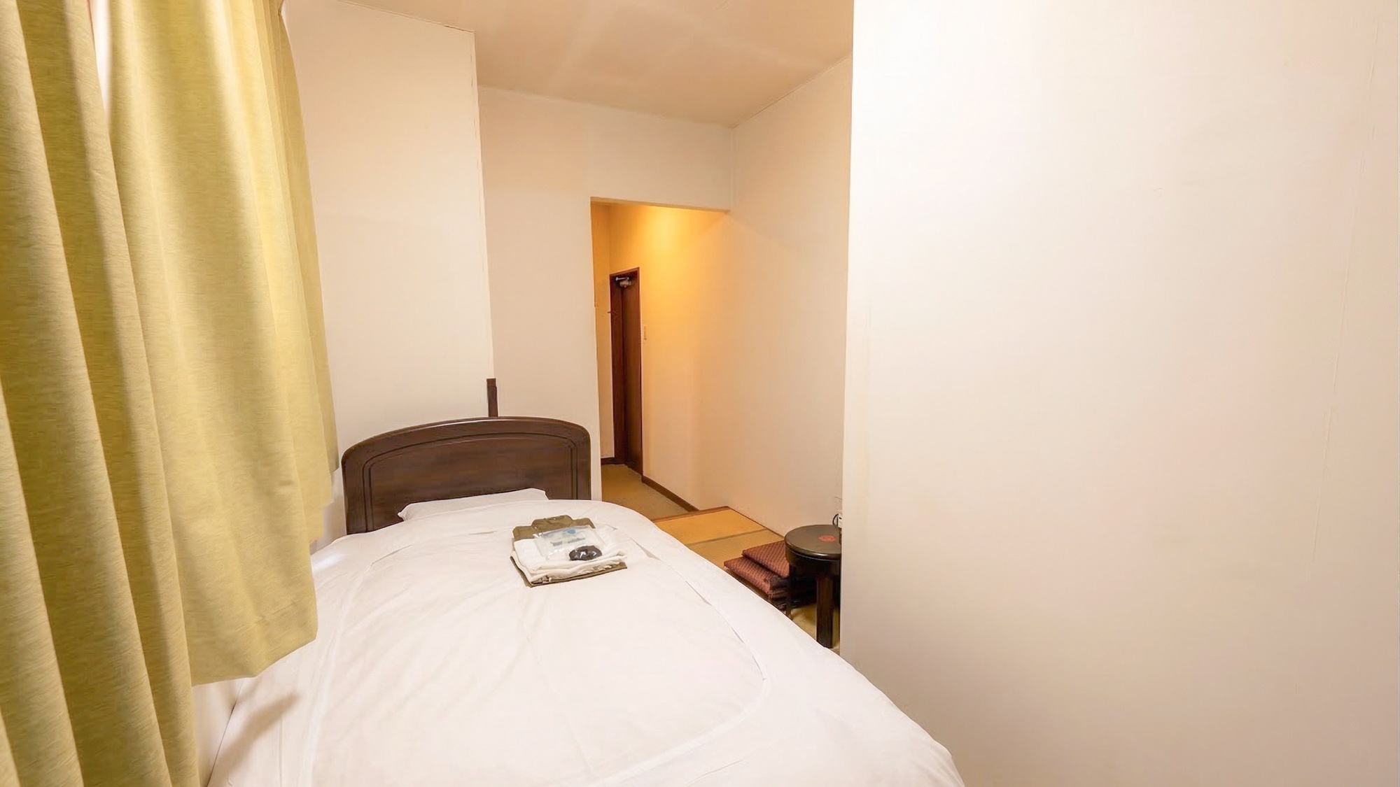 ・【新館：3F・G】ビジネス畳シングルベッドルーム（喫煙）　※Wi-Fi不可