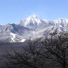 冬の八ヶ岳の絶景（しし岩峠より）