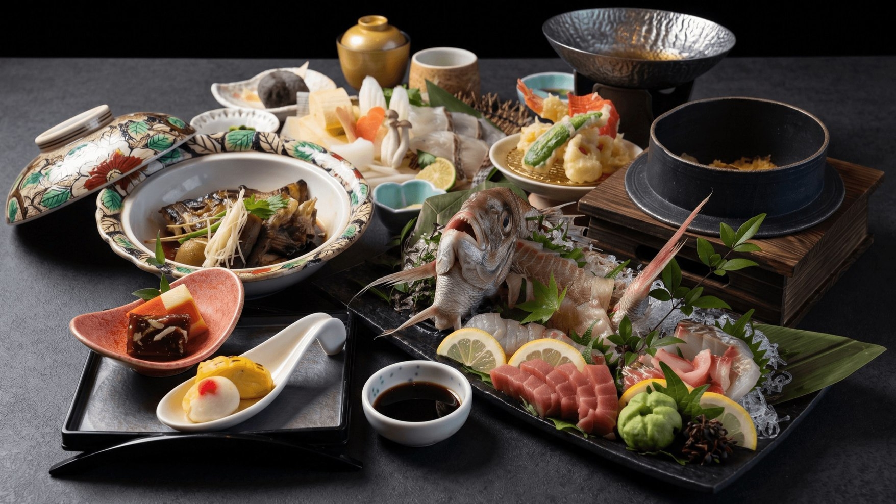 「鯛づくし会席」〜鯛の姿造りがついてる超目玉プラン！〜（予約2名様から）