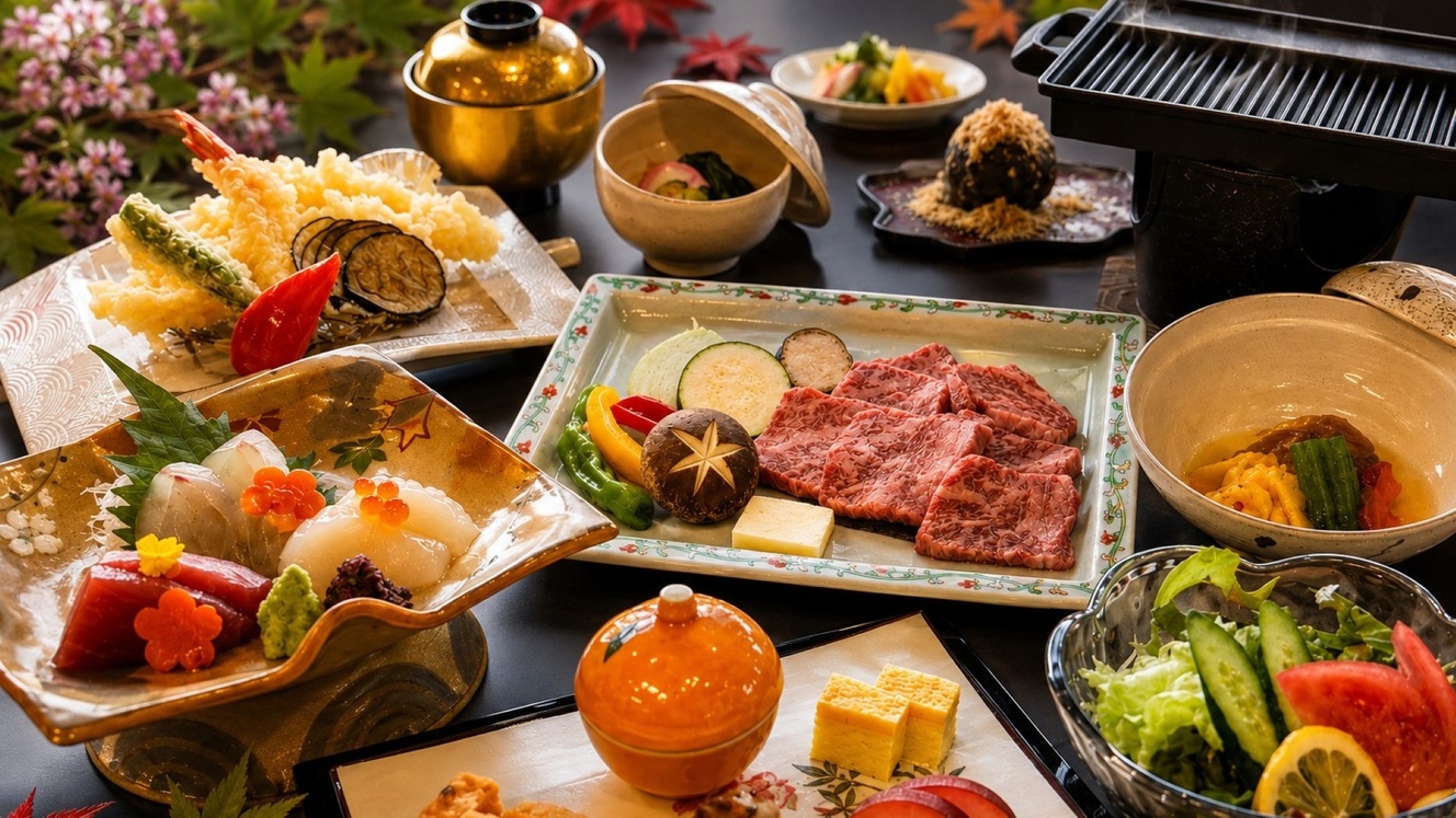 【人気プラン★お肉が食べたいならコレ！】サーロイン牛100ｇ！鉄板焼き会席プラン