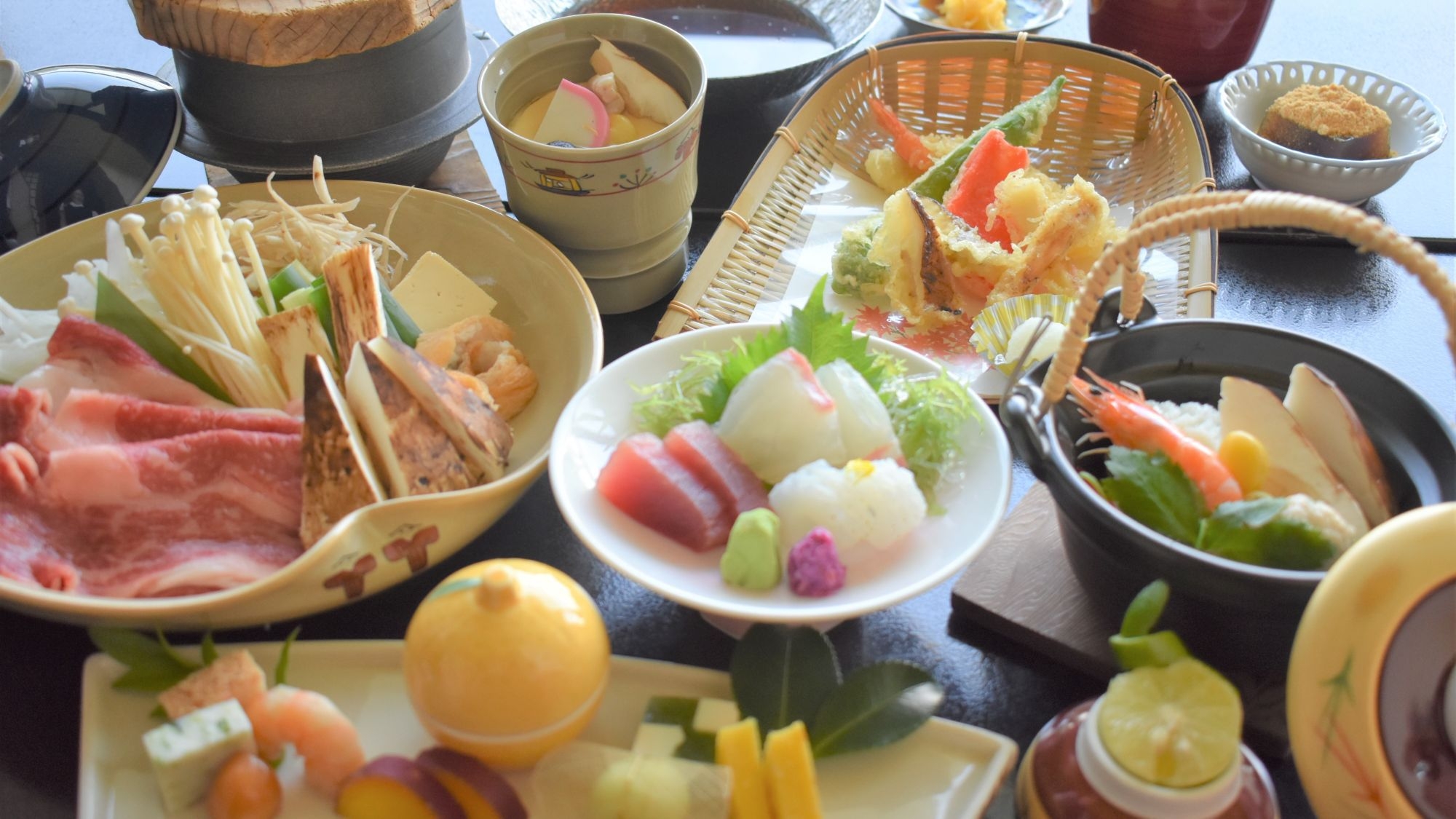 【贅沢松茸コース】松茸料理が5品入りの満足コースです。