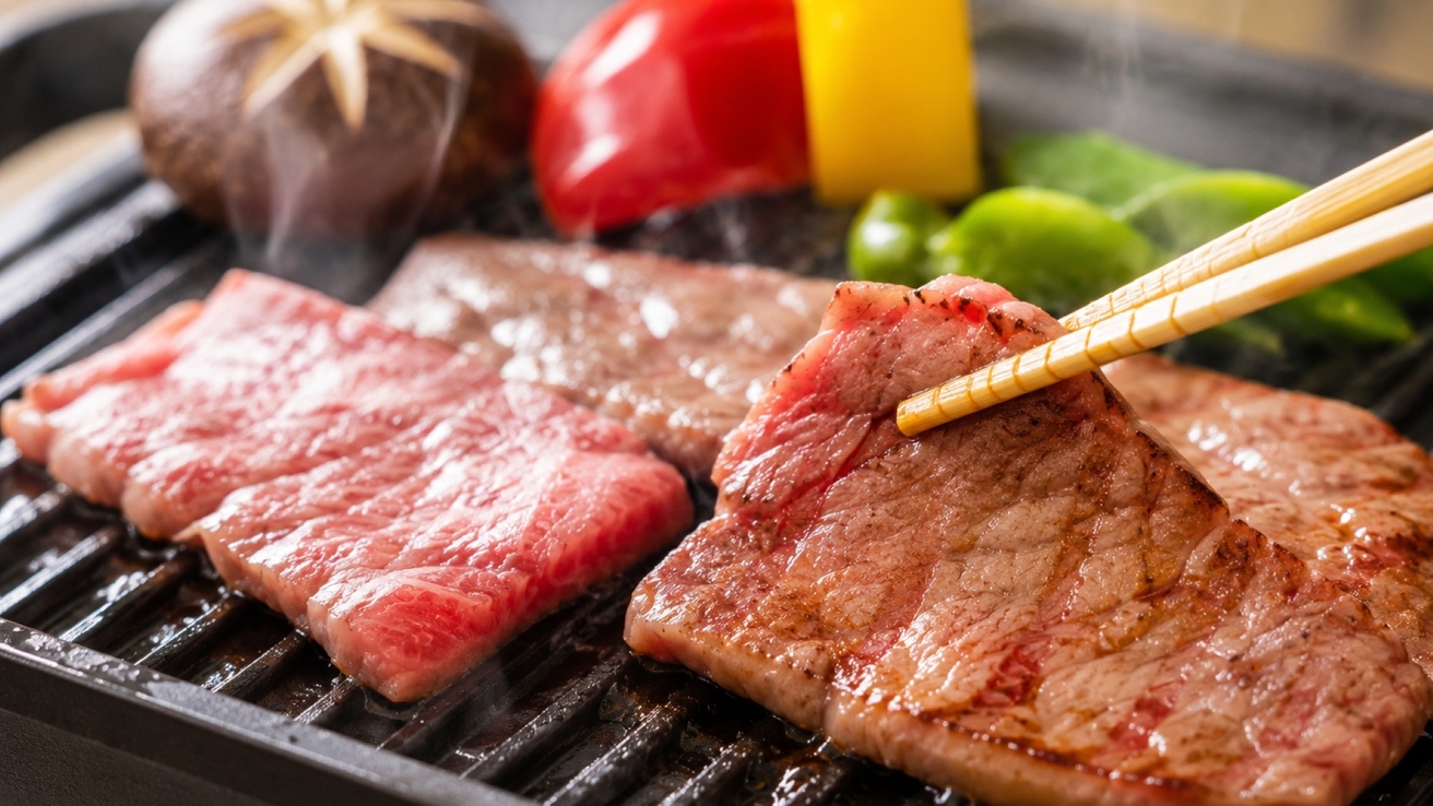 【人気プラン★お肉が食べたいならコレ！】サーロイン牛100ｇ！鉄板焼き会席プラン