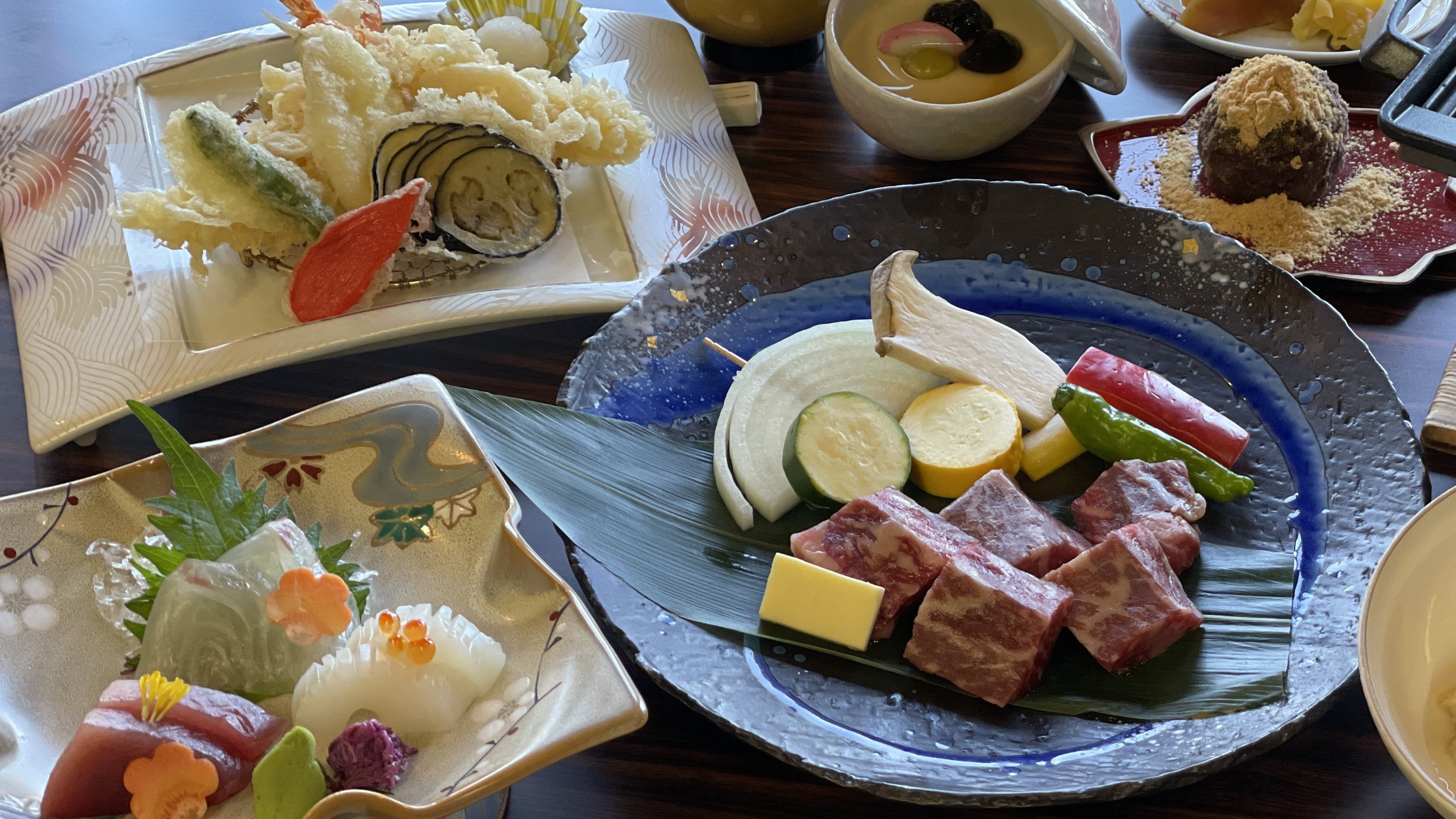 サーロイン牛会席一例