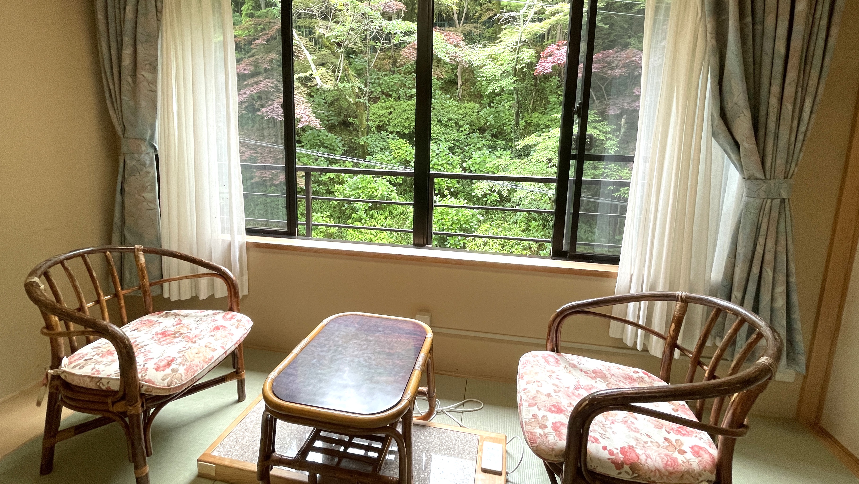 西館和室　裏山側眺望　（10畳）一例