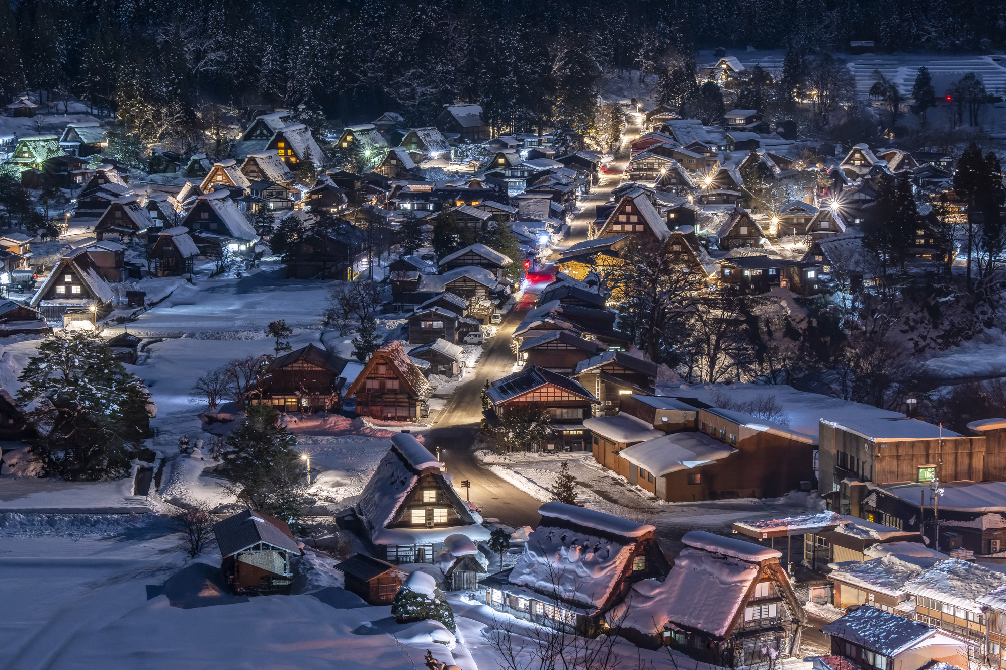 白川郷（冬景色）