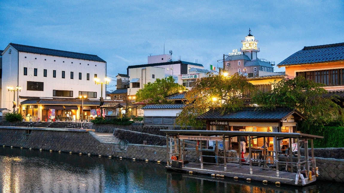【朝食無】当館から徒歩１分堀川遊覧船（１日乗船券付）で★国宝★松江城へ船旅プラン★