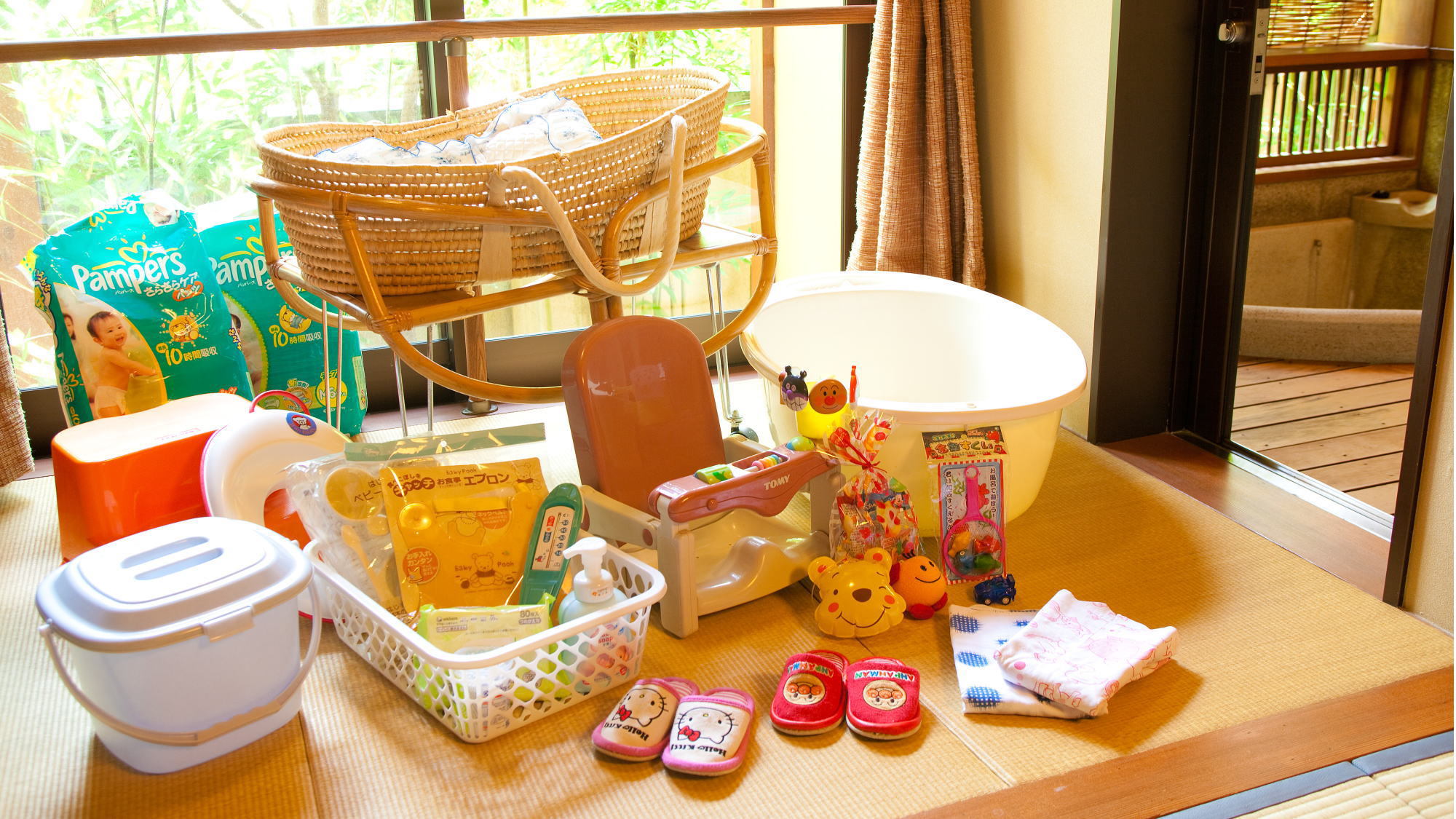 【赤ちゃん歓迎】 初めての温泉♪夕部屋食！赤ちゃんグッズ無料貸出し！「ママパパ応援プラン」