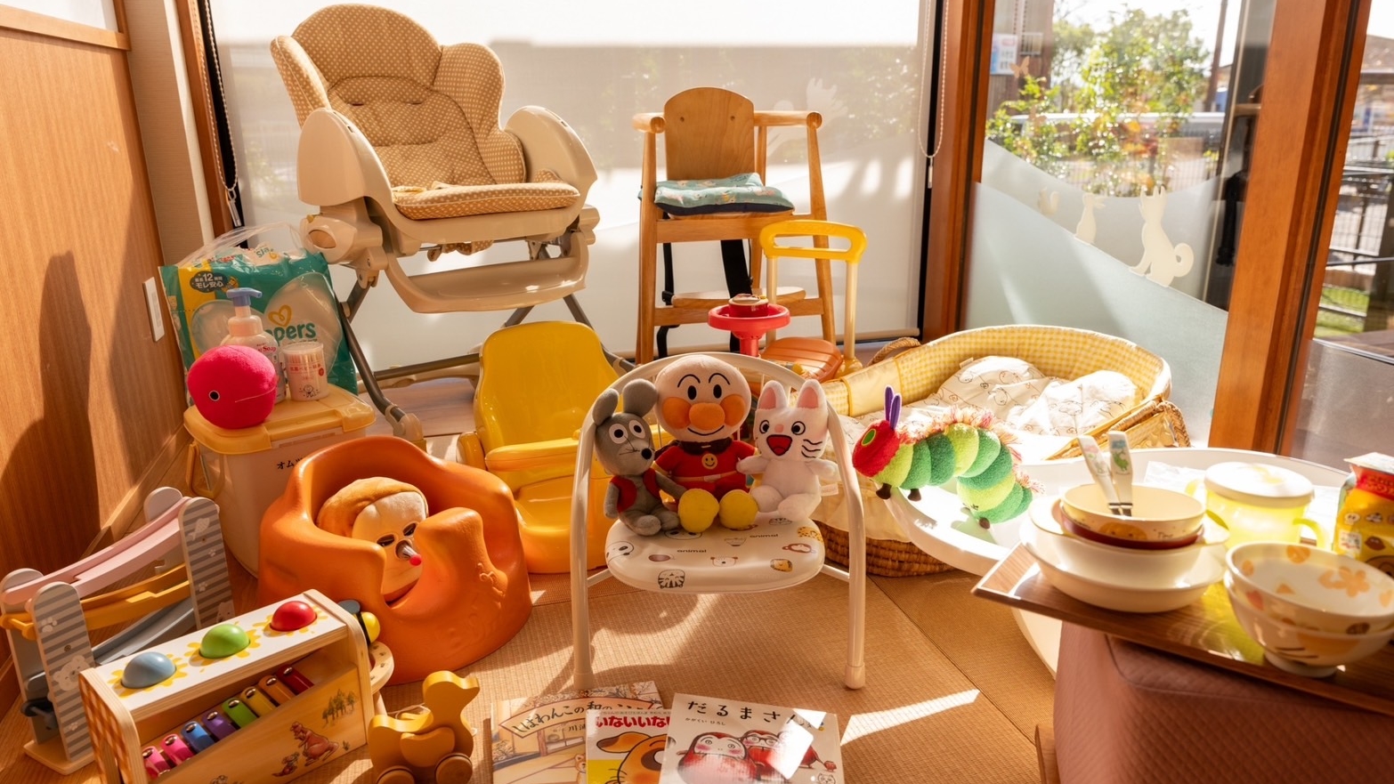 ※赤ちゃん歓迎！ベビーグッズ貸し出し致します