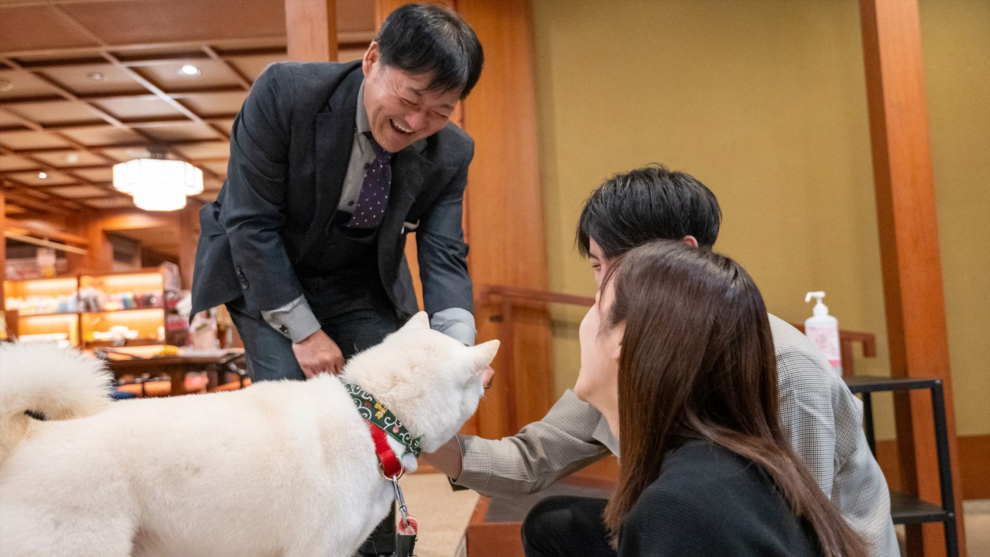 看板犬まめ太郎と