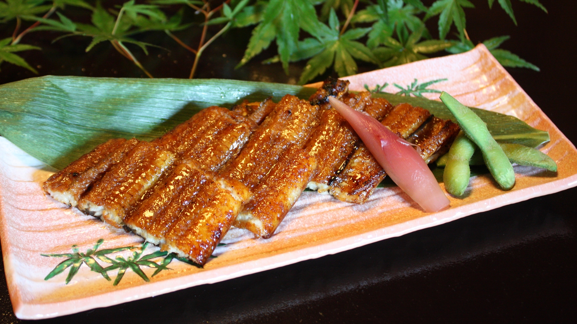 別注料理：琵琶湖産　鰻の蒲焼（一例）